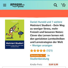 Laden Sie das Bild in den Galerie-Viewer, Motiviert Studiert - Dein Weg zu weniger Stress, mehr Freizeit und besseren Noten